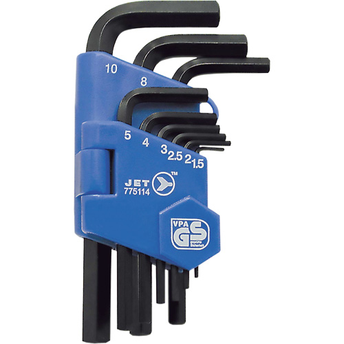 JHK-9M Short Arm Hex Key Set, 9 Pcs., Metric Distribution Industrielle GC