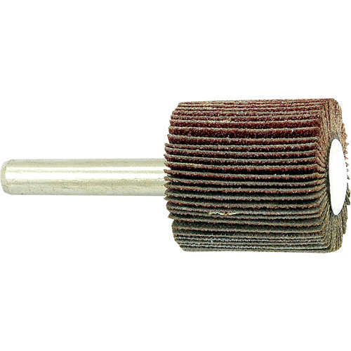 Shaft Mounted Flapwheel, 80 Grit, 1" x 1" x 1/4" Distribution Industrielle GC