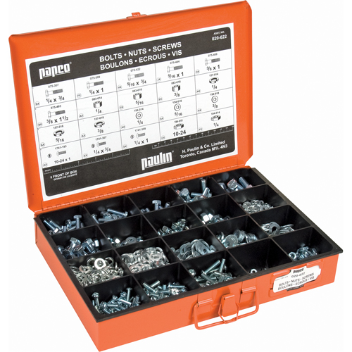 Assortiments de vis d'assemblage, de rondelles & d'&eacute;crous de calibre 5 Distribution Industrielle GC
