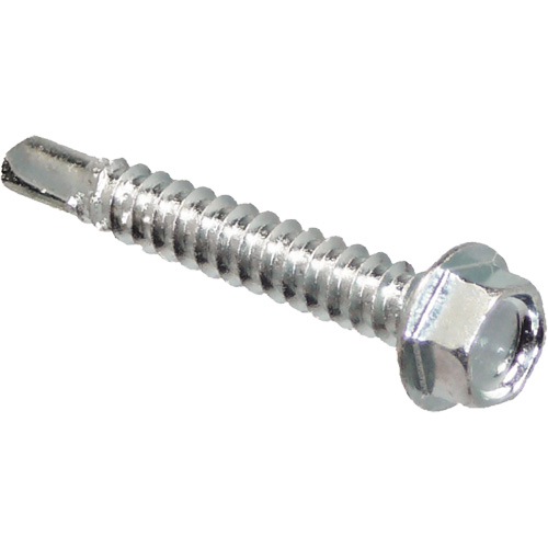 Self Drill Hex Washer, 1" x 10" L, Zinc Plated Distribution Industrielle GC