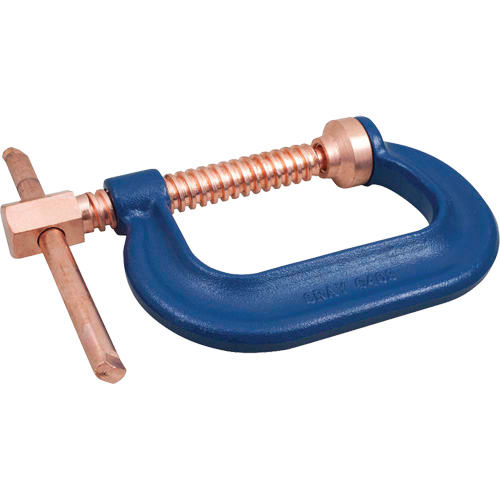 Heavy-Duty Forged C-Clamp, 6" (152 mm) Capacity, 3-7/8" (98 mm) Throat Depth Distribution Industrielle GC