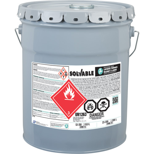 Professional Grade Lacquer Thinner, Pail, 18.9 L Distribution Industrielle GC