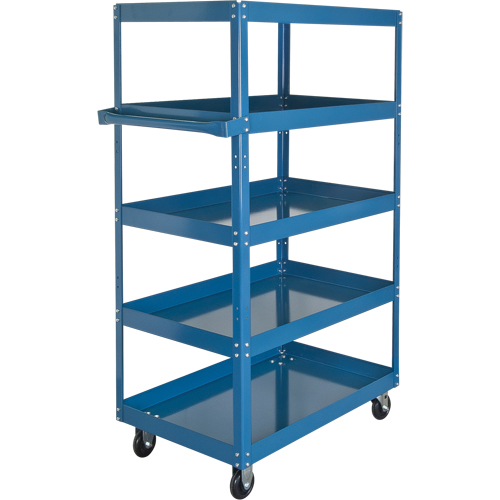 Chariots &agrave; tablette, 5 Tiers, 18" la x 61" h x 30" p, Capacit&eacute; 900 lb Distribution Industrielle GC