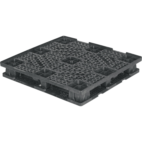 Palettes empilables &agrave; double plancher, Acc&egrave;s de Quatre c&ocirc;t&eacute;s, 48-7/10" lo x 45,7" la x 7-1/2" h Distribution Industrielle GC