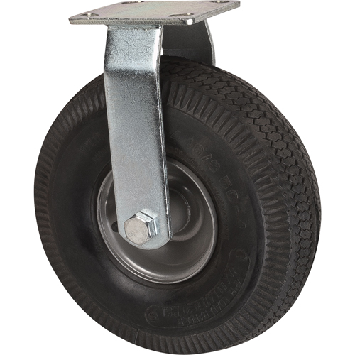 Roulettes de rechange pour chariots &agrave; plateforme robustes, Fixe, 10" (254 mm), Pneumatique, 400 lb (181 kg) Distribution Industrielle GC