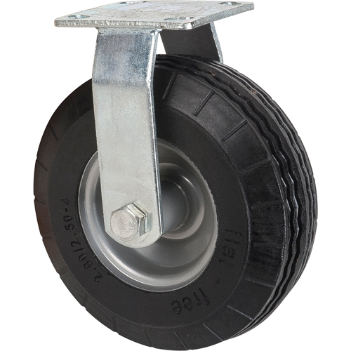 Flat-Free Casters, Rigid, 8" (203.2 mm), Flat-Free, 275 lbs. (125 kg.) Distribution Industrielle GC