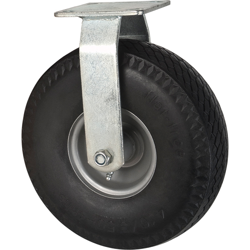 Flat-Free Casters, Rigid, 10" (254 mm), Flat-Free, 300 lbs. (136 kg.) Distribution Industrielle GC
