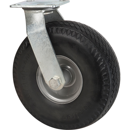 Flat-Free Casters, Swivel, 10" (254 mm), Flat-Free, 300 lbs. (136 kg.) Distribution Industrielle GC