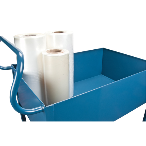 Chariots de service &agrave; bordure profonde, 2 Tiers, 24" la x 47" h x 36" p, Capacit&eacute; 1200 lb Distribution Industrielle GC