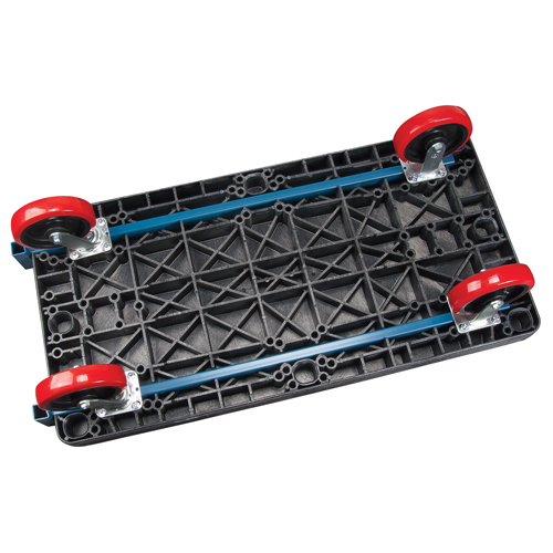 Chariots &agrave; plateforme en plastique, 48" lo x 24" la, 2500 lb cap, Roues Polyur&eacute;thane Distribution Industrielle GC