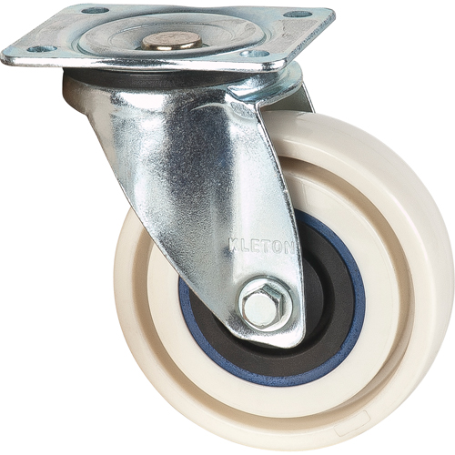 Roulettes sandwich, Pivotant, 5" (127 mm), Nylon, 440 lb (199,58 kg) Distribution Industrielle GC
