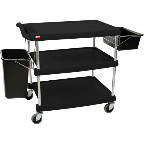 myCart Utility Cart, 3 Tiers, 20" x 35-1/2" x 30", 400 lbs. Capacity Distribution Industrielle GC