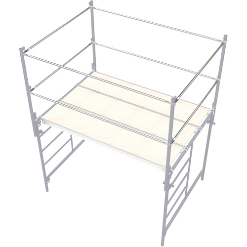 Accessoires pour &eacute;chafaudage - Barre de retenue, Barre de retenue, 2" la x 60" h Distribution Industrielle GC