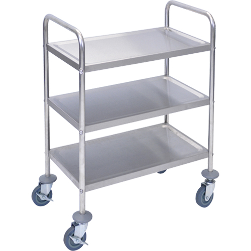 Chariot &agrave; tablettes, 3 Tiers, 16" la x 35" h x 26" p, Capacit&eacute; 200 lb Distribution Industrielle GC