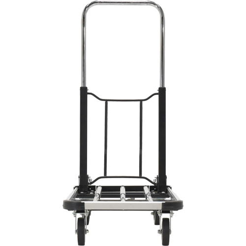 Chariot &agrave; plateforme repliable, Acier inoxydable, 300 lb, 28" lo x 16" la, Hauteur 33-1/2" Distribution Industrielle GC