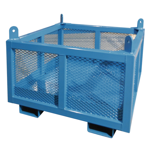 Material Handling Basket, 24" H x 48" W x 48" D, 2000 lbs. Capacity Distribution Industrielle GC