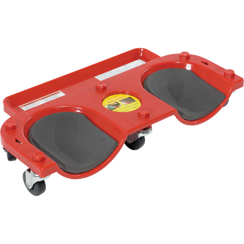 Rolling Knee Dolly, Plastic, Red, 350 lbs. Capacity Distribution Industrielle GC