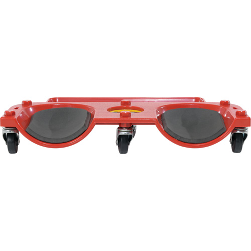 Rolling Knee Dolly, Plastic, Red, 350 lbs. Capacity Distribution Industrielle GC
