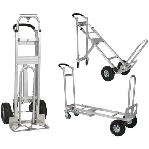 Diables &agrave; 3 positions Spartan III, Aluminium, Capacit&eacute; 750 lb Distribution Industrielle GC