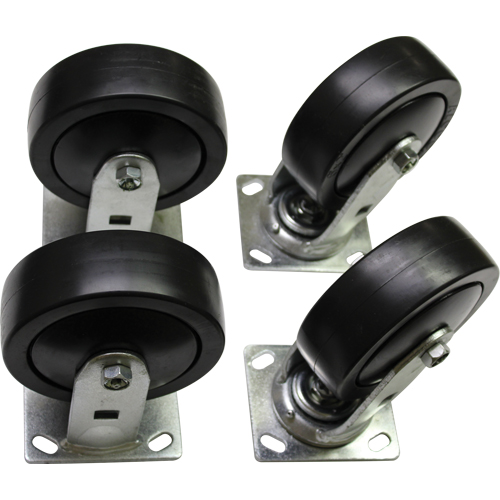 Ensemble de roulettes pour conteneur autobasculeur Distribution Industrielle GC