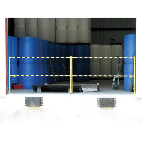 Barri&egrave;re &agrave; bascule de s&eacute;curit&eacute;, 10' lo x 42-5/8" ha, 159" &eacute;lev&eacute;e, Jaune Distribution Industrielle GC