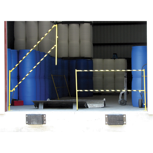 Barri&egrave;re &agrave; bascule de s&eacute;curit&eacute;, 10' lo x 42-5/8" ha, 159" &eacute;lev&eacute;e, Jaune Distribution Industrielle GC
