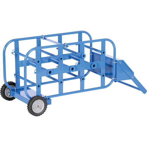 Portable Wire Reel Caddy, Steel, 11 Rod, 19-1/2" W x 43-1/4" H x 17-1/2" D, 150 lbs. Capacity Distribution Industrielle GC