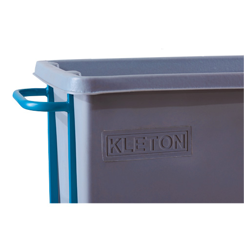 Chariot basculeur en acier, Poly&eacute;thyl&egrave;ne, 0,625 vg³, Capacit&eacute; de charge de 850 lb Distribution Industrielle GC