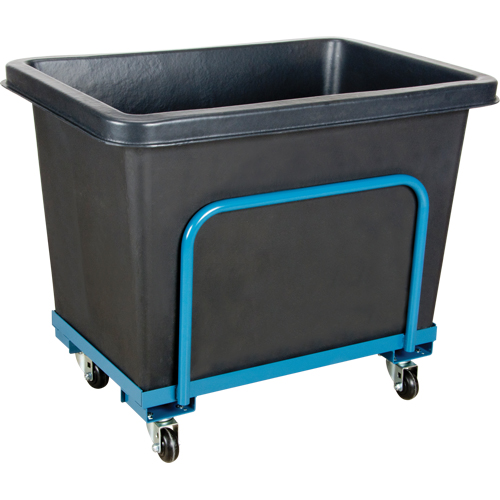 Tapered Wall Box Truck, Polyethylene, 39" L x 27" W x 30" H, 12 cu. ft. Volume, 800 lbs. Capacity Distribution Industrielle GC