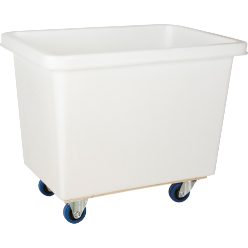 Tapered Wall Box Truck, White Polyethylene, 33" L x 20" W x 29" H, 7 cu. ft. Volume, 600 lbs. Capacity Distribution Industrielle GC