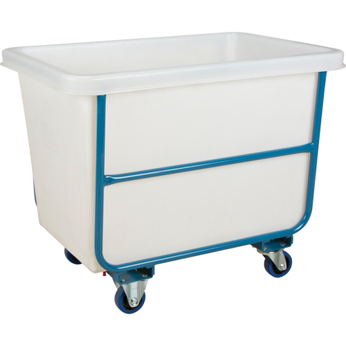 Chariot-caisse en &agrave; parois effil&eacute;es, Poly&eacute;thyl&egrave;ne blanc, 33" lo x 20" la x 29" h, Volume 7 pi³, Capacit&eacute; 1000 lb Distribution Industrielle GC