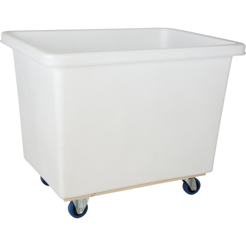Tapered Wall Box Truck, White Polyethylene, 43" L x 30" W x 34" H, 16 cu. ft. Volume, 600 lbs. Capacity Distribution Industrielle GC