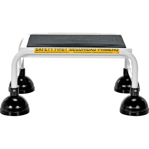 Stop-Step Ladders, 1 Steps, 16" Step Width, 9-9/16" Platform Height, Steel Distribution Industrielle GC