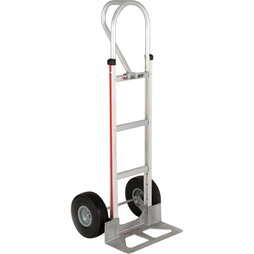 Diable &agrave; dos droit, Prise En P, Aluminium, Hauteur de 52", Capacit&eacute; 500 lb Distribution Industrielle GC