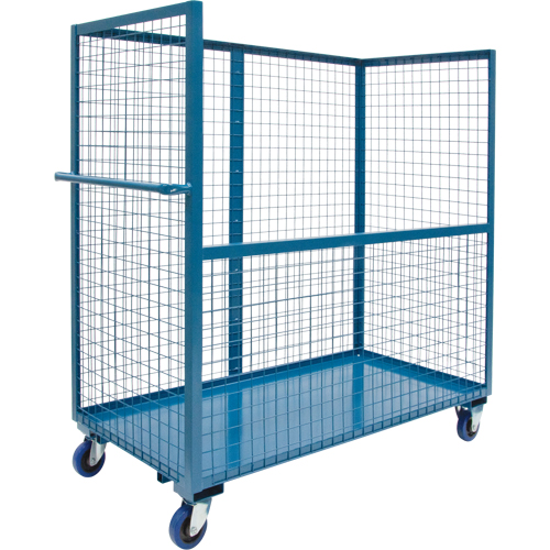 Wire Mesh Stock Truck, Steel, 24" x 55" x 36", 1200 lbs. Capacity Distribution Industrielle GC