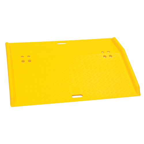 Rampe de quai de chargement portable en poly pour diable, Capacit&eacute; de charge 750 lb, 36" lo x 48" la x 5" h Distribution Industrielle GC