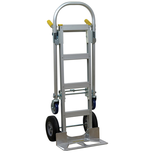 SPTN-JR-T18-SR Spartan Jr. Convertible Hand Truck, Aluminum, 1000 lbs. Capacity Distribution Industrielle GC