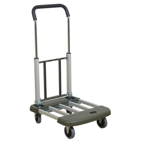 Chariot &agrave; plateforme t&eacute;l&eacute;pliante, Aluminium, 330 lb, 29-1/2" lo x 17-1/2" la, Hauteur 36-1/2" Distribution Industrielle GC