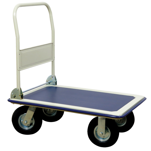Chariot &agrave; plateforme avec poign&eacute;e pliante, Acier, 660 lb, 35" lo x 23" la, Hauteur 43,5" Distribution Industrielle GC