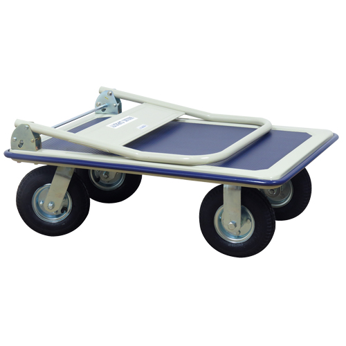 Chariot &agrave; plateforme avec poign&eacute;e pliante, Acier, 660 lb, 35" lo x 23" la, Hauteur 43,5" Distribution Industrielle GC
