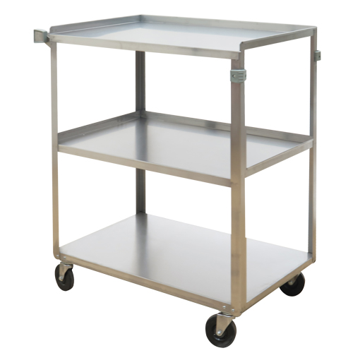 Shelf Carts, 3 Tiers, 17-5/8" W x 33" H x 27-1/8" D, 300 lbs. Capacity Distribution Industrielle GC