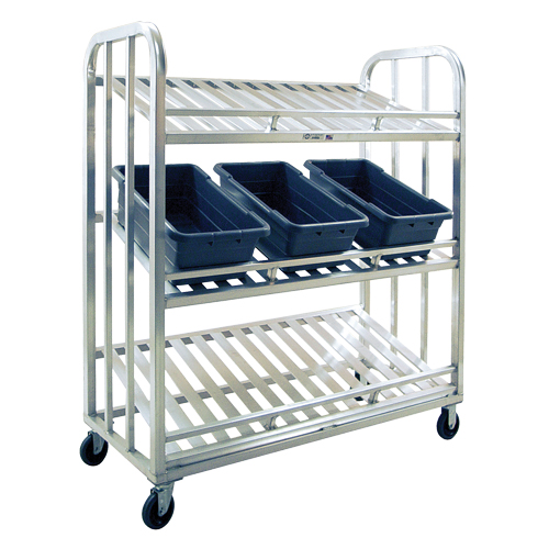 Chariot de pr&eacute;paration, 3 Tiers, 59" la x 67-1/2" h x 26" p, Capacit&eacute; 1000 lb Distribution Industrielle GC