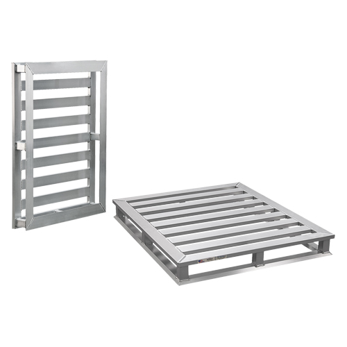 Aluminum 4-Way Tube Frame Pallet Distribution Industrielle GC