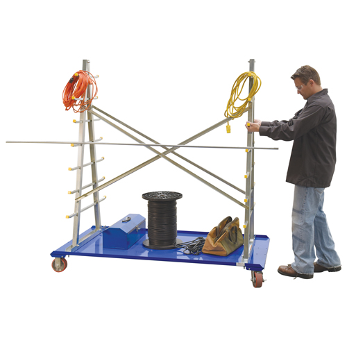 Chariot &agrave; cadre en A pour barres et tuyaux, Acier, 36-3/4" la x 73-3/4" p x 72-1/2" h, Capacit&eacute; de 2000 lb Distribution Industrielle GC