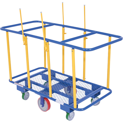 Chariot horizontal pour panneaux, 63-7/16" x 28-1/2" x 40-15/16", Capacit&eacute; 2000 lb Distribution Industrielle GC