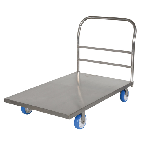 Chariot &agrave; plateforme, 48" lo x 30" la x Capacit&eacute; 2000 lb, Roues en Polyur&eacute;thane Distribution Industrielle GC