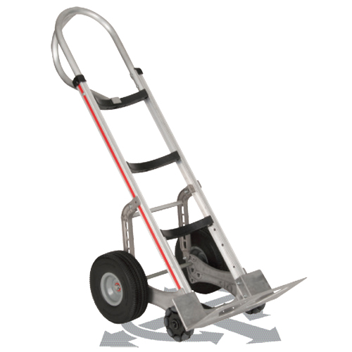 Diable autostabilisant, Prise En P, Aluminium, Hauteur de 55'', Capacit&eacute; 500 lb Distribution Industrielle GC