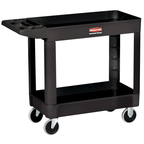 Chariot utilitaire robuste - 4500-89, 2 tiers, 18" x 33-1/4" x 39", Capacit&eacute; 500 lb Distribution Industrielle GC