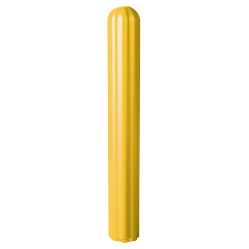 Ribbed Bollard Cover, 6" Dia. x 72" L, Yellow Distribution Industrielle GC