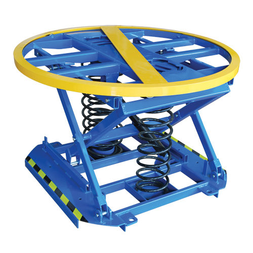 Plateforme de levage &agrave; ressorts, 43-5/8" lo x 43-5/8" la, Capacit&eacute; 4400 lb Distribution Industrielle GC